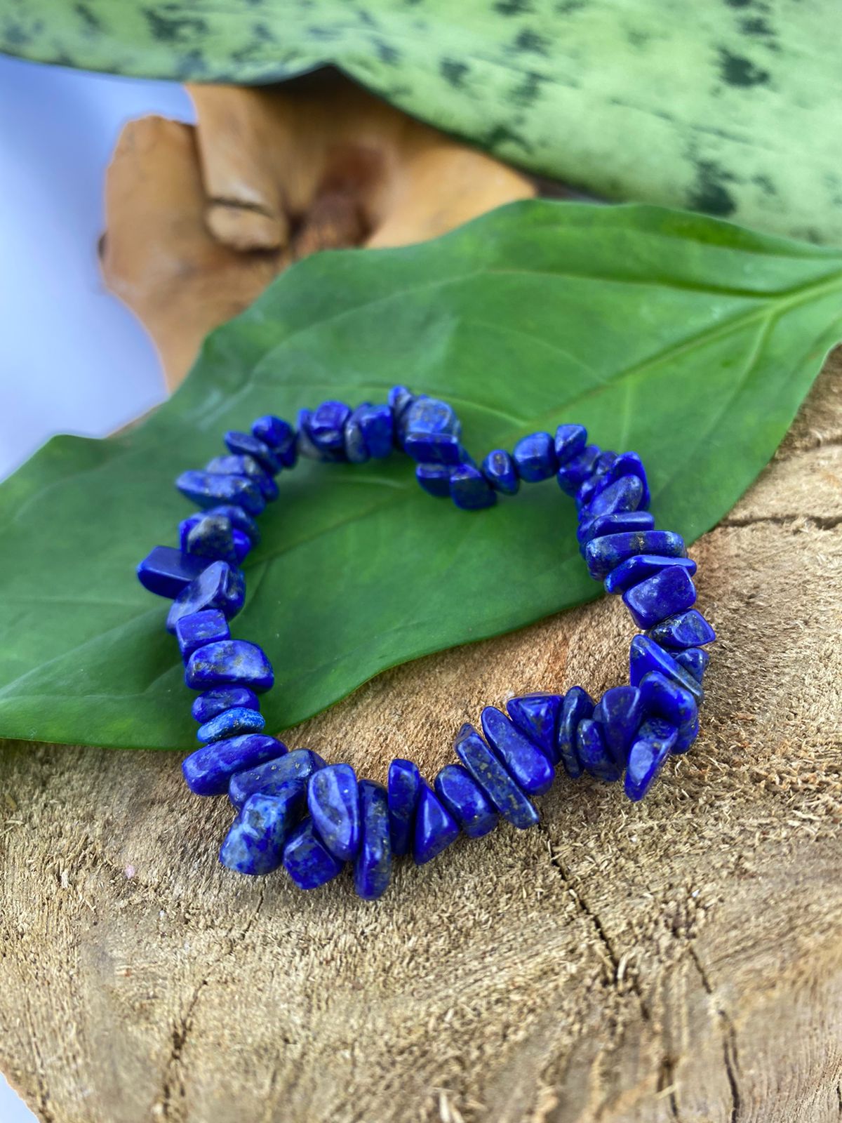 Pulseira de Pedra Lapis Lazuli