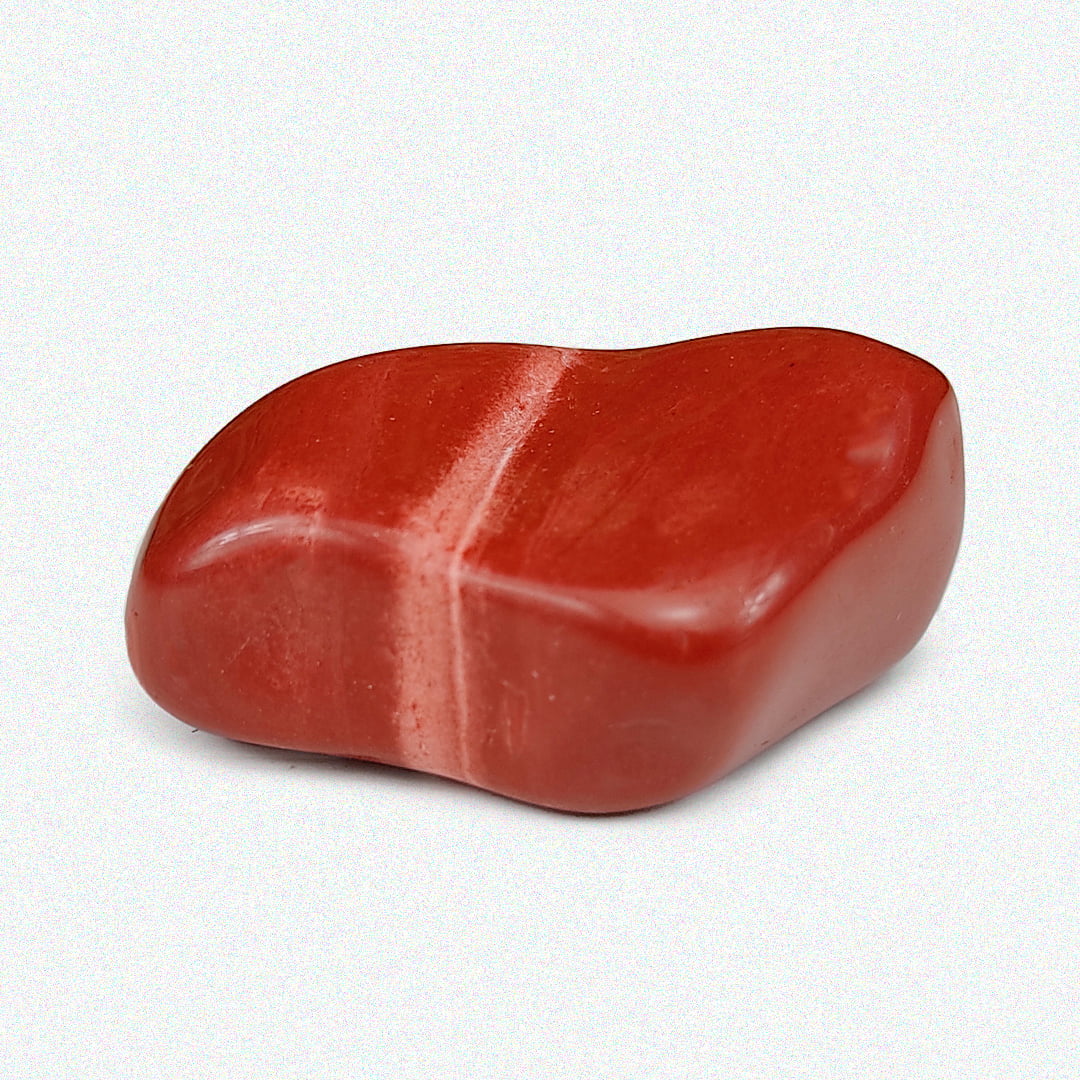 Pedra Jaspe Vermelho Rolada - Helena Cristais  