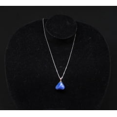 Pingente de Pedra Quartzo Azul - Helena Cristais  