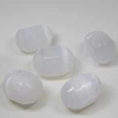 Dedo de Pedra Selenita Branca 2 A 3CM