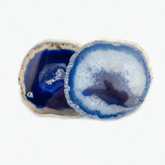 Chapa de Pedra Ágata Azul 4407