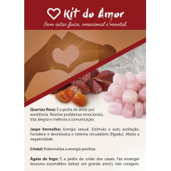 Kit 4 Pedras do Amor