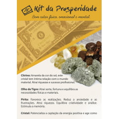 Kit 4 Pedras para Prosperidade