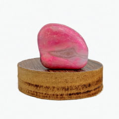Pedra Ágata Rosa Rolada 3,0 a 5,0 cm