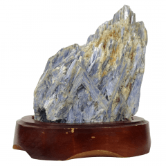 Pedra Cianita Azul Bruta na Base 14