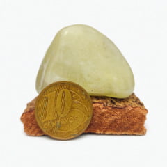 Pedra Cristal de Enxofre Rolada 4 a 4,5 cm - Helena Cristais  