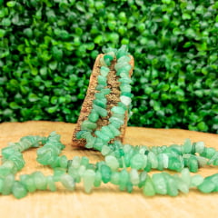 Colar de Pedra Quartzo Verde Longo