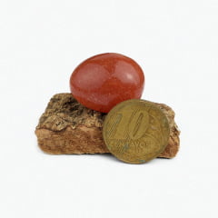 Pedra Cornalina Rolada 1 a 2cm
