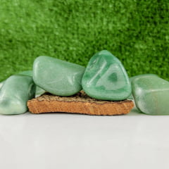 Pedra Quartzo Verde Rolada 3,5 a 4cm
