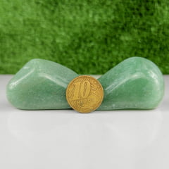Pedra Quartzo Verde Rolada 3,5 a 4cm