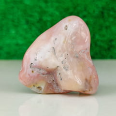 Pedra Opala Rosa Rolada 5 a 6 cm - Helena Cristais  