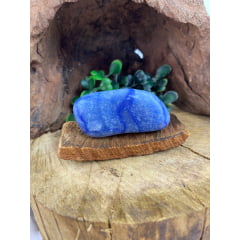 Pedra Quartzo Azul Rolada 4 A 5 CM