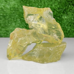 Pedra Green Gold Bruta 5x7cm