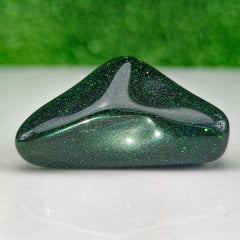 Pedra Estrela Verde Rolada 3,5 a 4cm