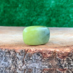 Pedra Jade Oliva Rolada 2,5×3,5cm