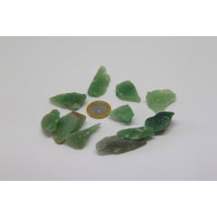 Pedra Quartzo Verde Bruta 1,5 a 3cm
